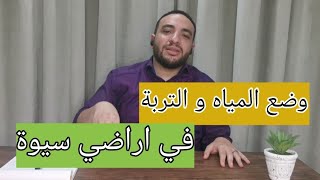 وضع الارض الزاعية في سيوة من حيث التربة و المياه