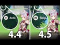 All the new features  changes in genshin impact 45 update