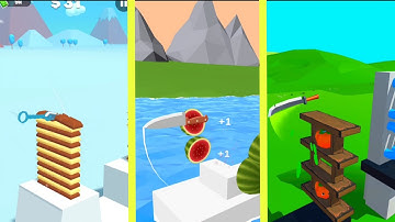 Slice Master vs Slice It vs Slice All - Very Satisfying and Relaxing ASMR Slicing Game