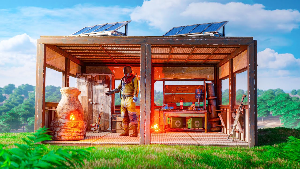 I Lived in a See-Through Base in Vanilla Rust...