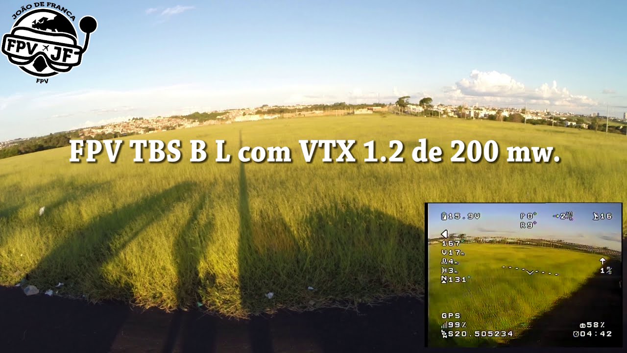 FPV Long Range com TBS de B L e o VTX 1.2 de 200 mw, 2,7 KM. картинки