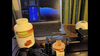 Матрица по технологии Тертышного-Гаряева. Спектр с элаговой кислоты.