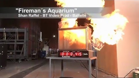 Fire Dynamics Exercise: The Fireman´s Aquarium (2017)