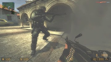 Counter Strike Source v92 - Machine guns & Shotguns [INFERNO] [vs BOTS] 2023