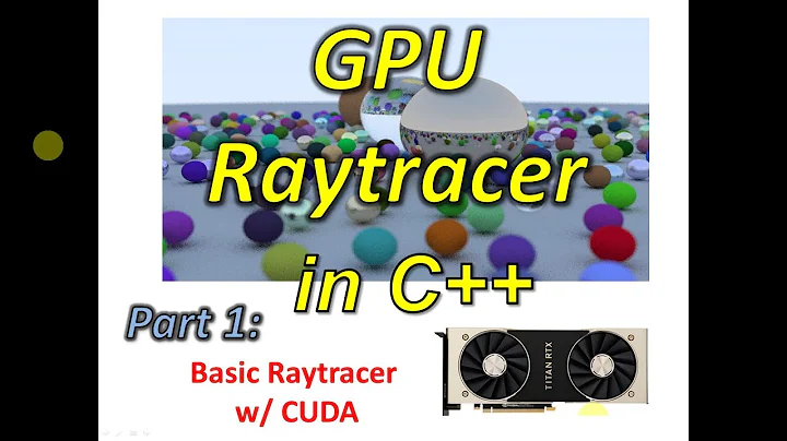 GPU Raytracer in C++ Part 1