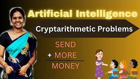 Cryptarithmetic solving problems in Artificial Intelligence || Send + more = money problems #youtube