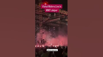 Vishal Mishra live performance in MNIT JAIPUR 🎶।।#vishalmishra #jaipur #shorts #trending #shortvideo
