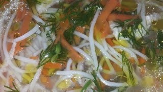 СУП КУРИНЫЙ полезный и ВКУСНЫЙ!  ПОДПИСЫВАЙТЕСЬ на канал!блюдо из курицы,куриный бульон!