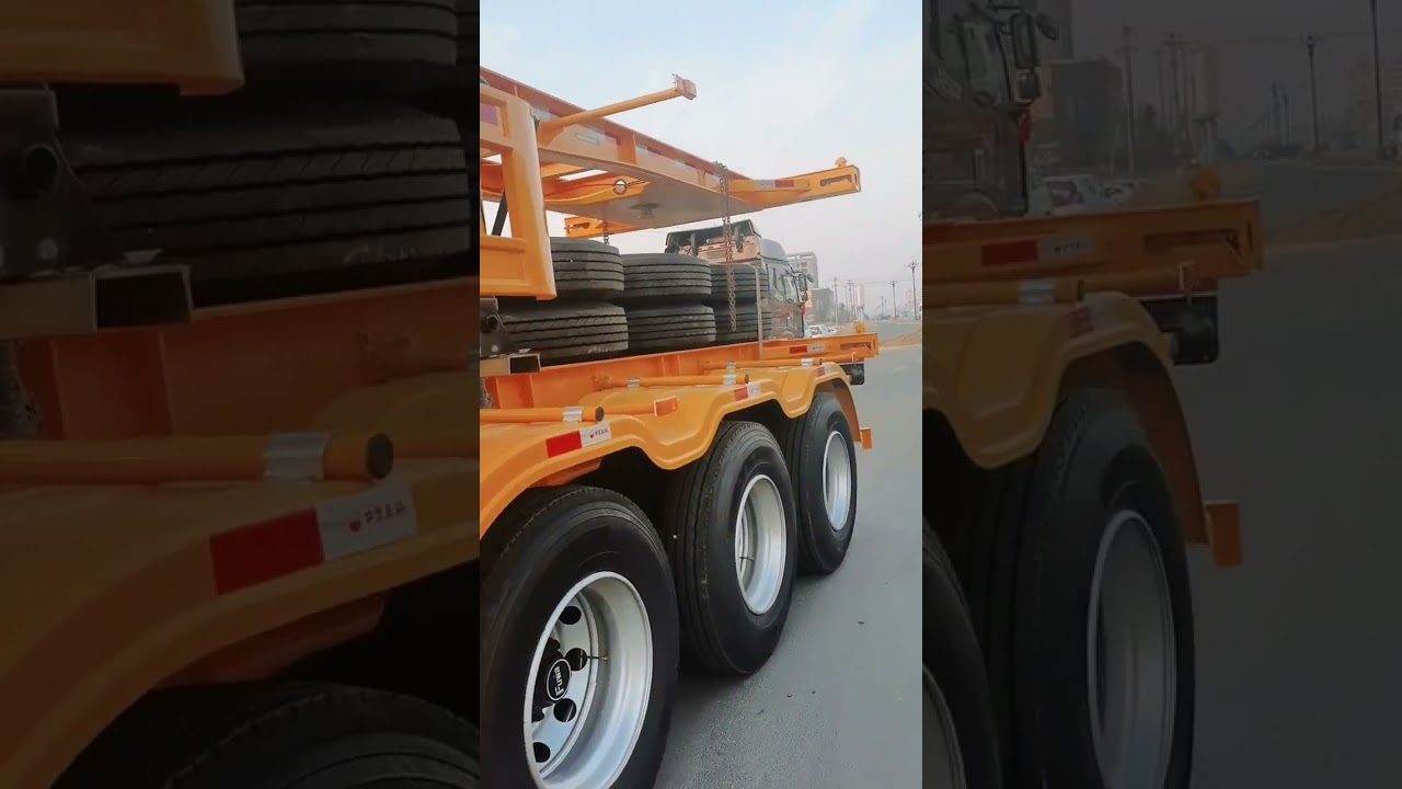 CIMC 40 FT Skeleton Container Trailer for Sale in Factory