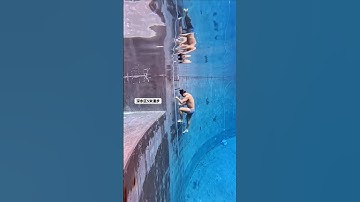 Suddenly dad entered the deep pool😱🤯 and started drowning#shorts#swimming#viral