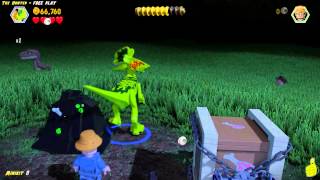 Lego Jurassic World: Level 8 The Hunted FREE PLAY (All Collectibles) - HTG screenshot 3