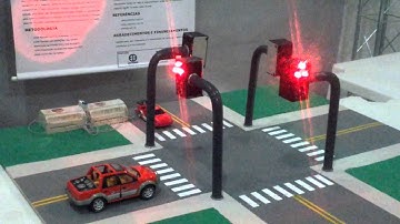 Semáforo de 4 Vias Controlado Por PLC