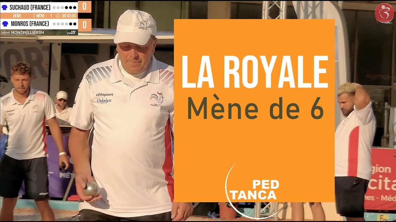 Miniature : Mène de 6, la royale : FRANCE vs FRANCE Espoirs : Mondial à pétanque Montpellier3M 2022