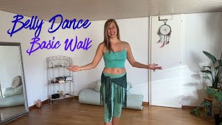 Belly Dance Tutorial - Basic Walk - Belly Dance with Derwen