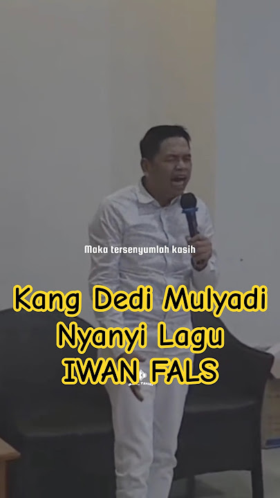 kang Dedi Mulyadi nyanyi lagu Iwan Fals | Buku ini aku pinjam | #kdm #kangdedimulyadi #iwanfals