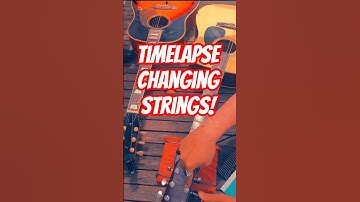 Time-lapse changing Strings #timelapse #timelapses #guitars  #timelapsevideo #guitarra #guitar