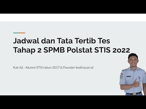 Tata Tertib dan Lokasi Tes Psikotes dan Matematika SPMB Polstat STIS 2022