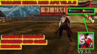 takashi ninja warrior God Mod Apk- unlimited money, diamond 💎,gold v2.5.5| screenshot 4