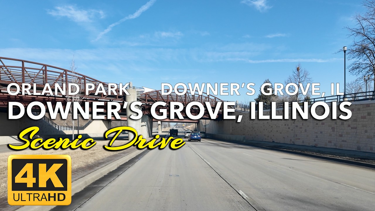 Scenic Drive Orland Park to Downers Grove, IL | Corridor Sprawl and Headlight Glare