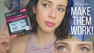 ARDELL MAGNETIC LASHES | SECRET to making them WORK!