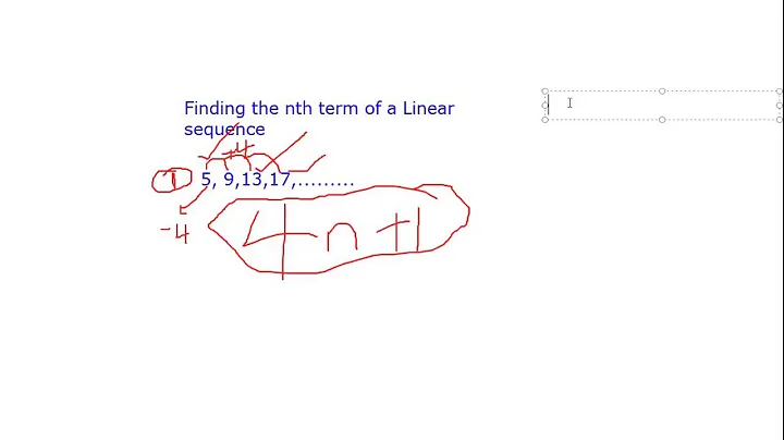 How to find the nth term of linear sequences; Part 2