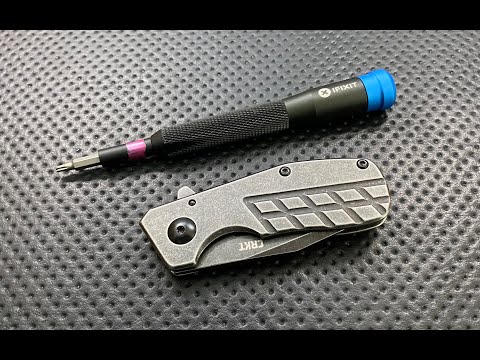 How to disassemble and maintain the CRKT Razelcliffe Folder