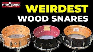 Weird Wood Snare Drums | 6 Exotic Shells Compared!