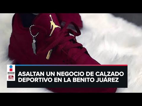 Roban dos mdp en mercancía de tenis...pero la mayoría es calzado del pie izquierdo