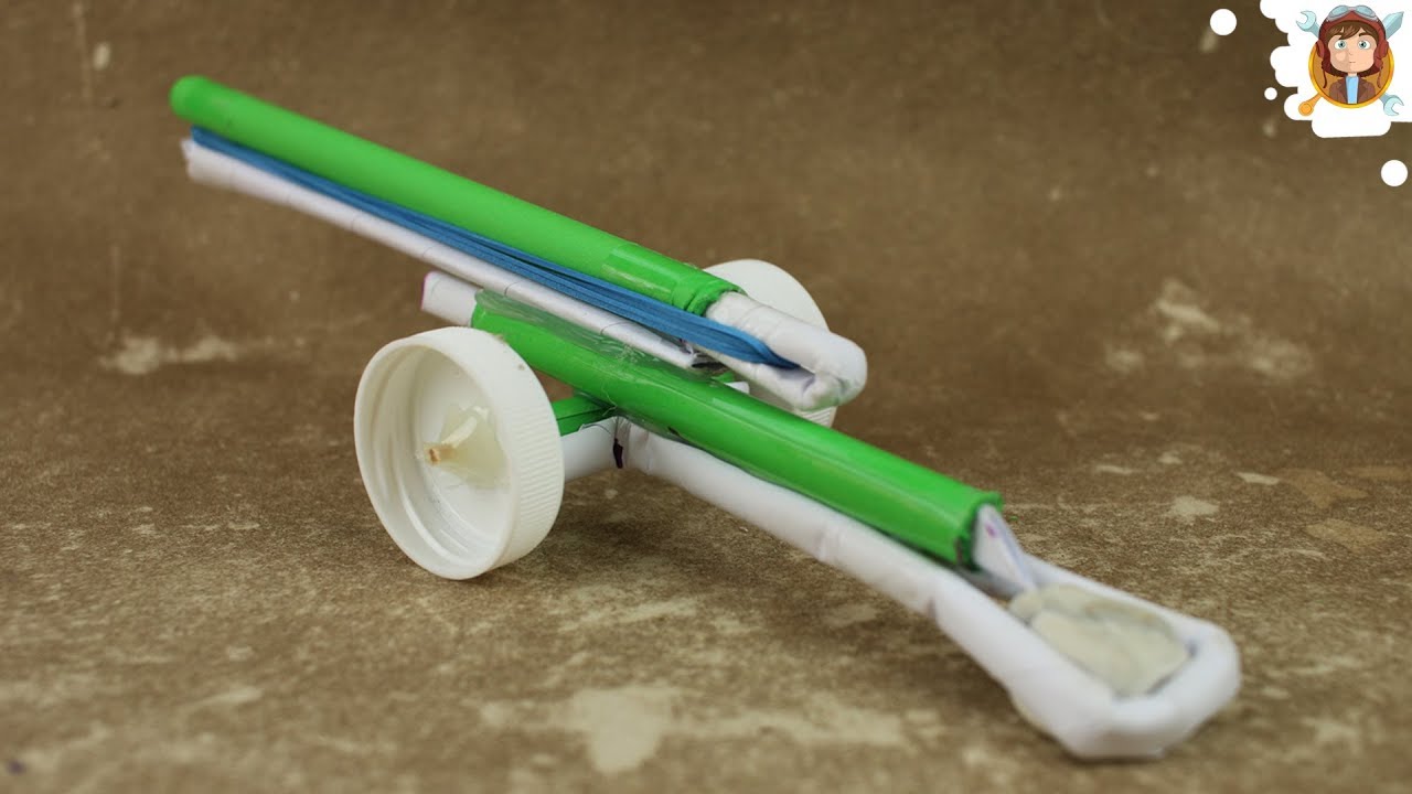 Cómo Hacer un Cañon Casero de Papel - YouTube