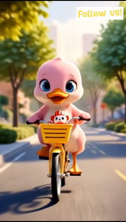 ' The Lele Pink Duck’s Drum Adventure: A Day of Fun and Laughter with a Happy Boy! 🎉🎵🦆'#foryou #cute