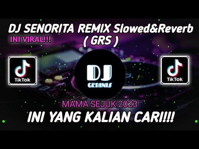 DJ SENORITA||🎧 - (GRS, REMIX) (Slowed & Reverb) TIK TOK FULL BASS class=