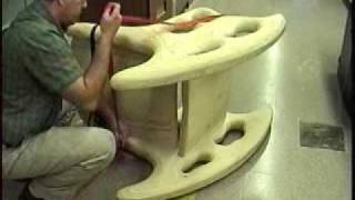 HOW TO MAKE A UNIQUE ROCKING CHAIR How to make a sculpted Rocking Chair.