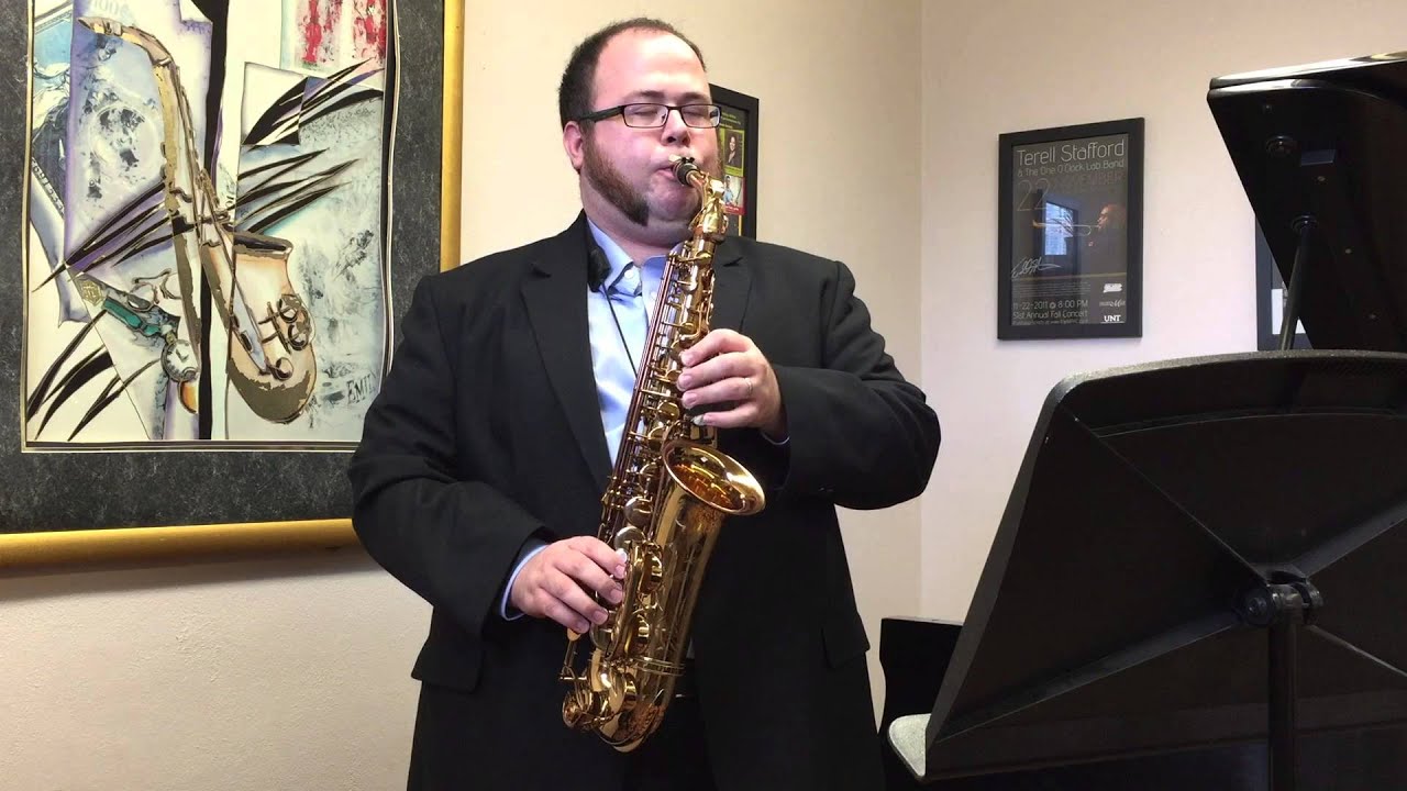 20152016 TMEA AllState Jazz Saxophone Etudes Justin Pierce, alto