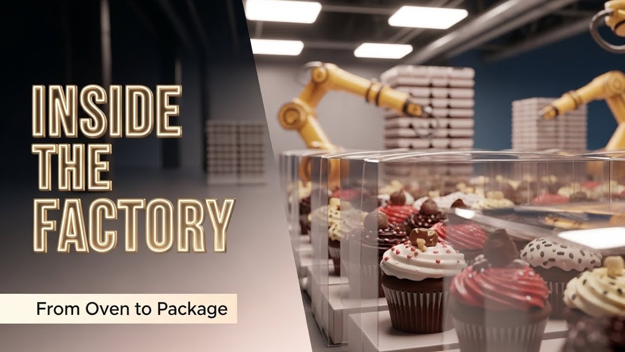 Inside a Realistic Cupcake Factory 🍰 | Macro ASMR Baking & Decorating