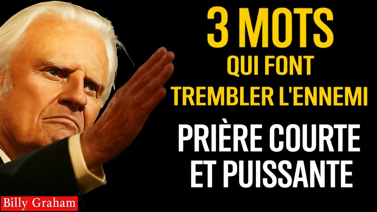 L’ENNEMI VOUS ATTAQUE ? DITES CES 3 MOTS MAINTENANT ET IL FUIRA LOIN DE VOUS - Billy Graham