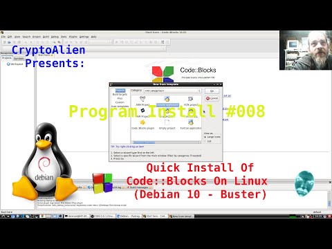 Program Install - Episode #008 - Quick Install Of Code::Blocks On Linux (Debian 10 - Buster)