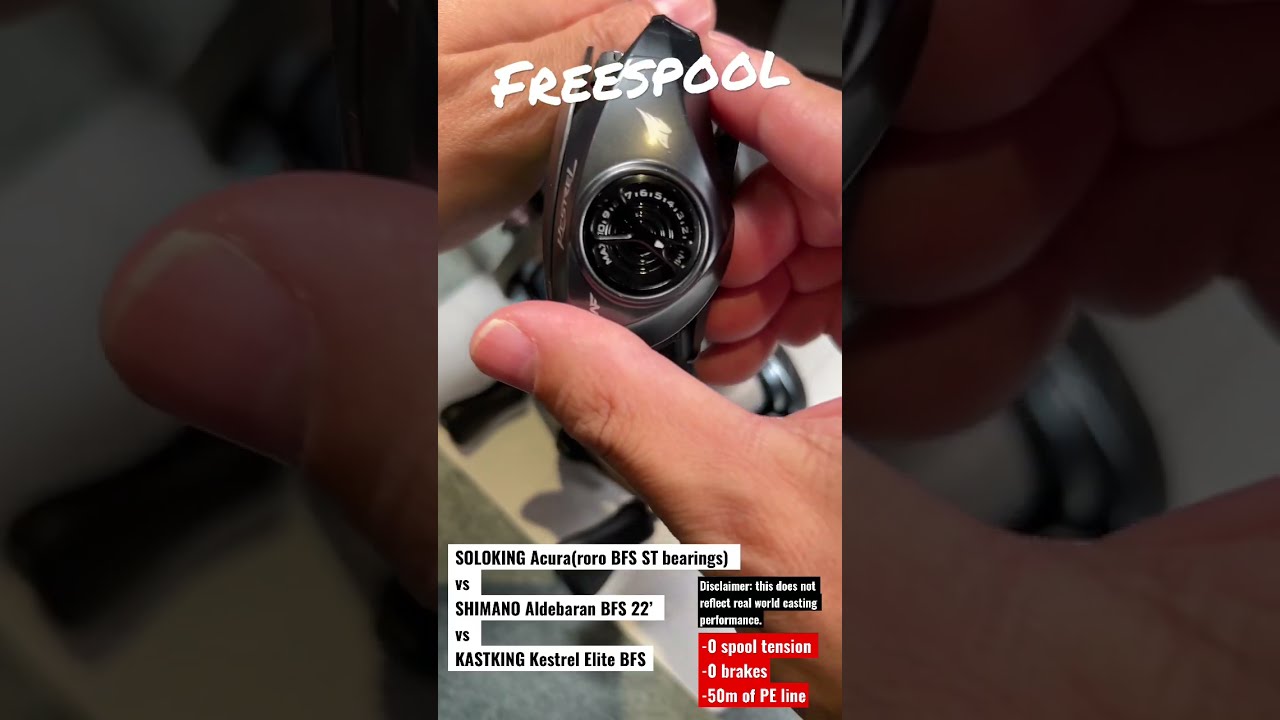 🤪💥 FREESPOOL BATTLE!!! SOLOKING Acura v. SHIMANO Aldebaran BFS v. KASTKING Kestrel BFS 