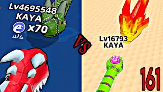 Snake Clash.io VS Snake Hero- Ultimate Snake Battle #snakeclash #snakehero #gaming #161 screenshot 2