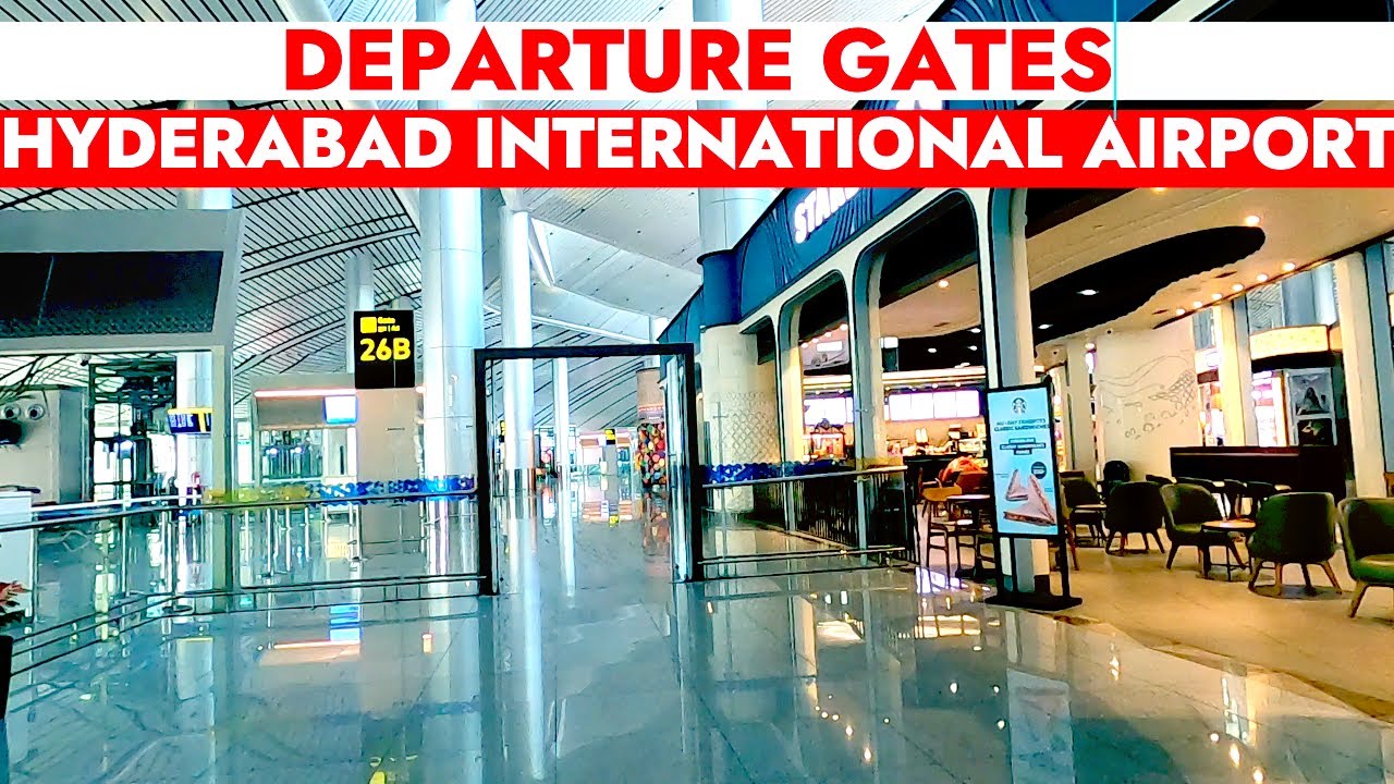 🇮🇳🛍️🛫 Gates & Shops at Rajiv Gandhi International Airport in Hyderabad, India
