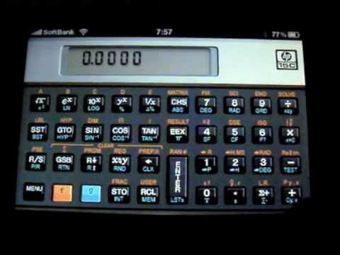 Iphoneで甦るhpの科学計算用プログラム関数電卓 Hp 15c Scientific Calculator Itmedia Mobile