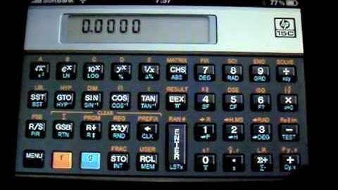 HP-15C for iPhone-Today