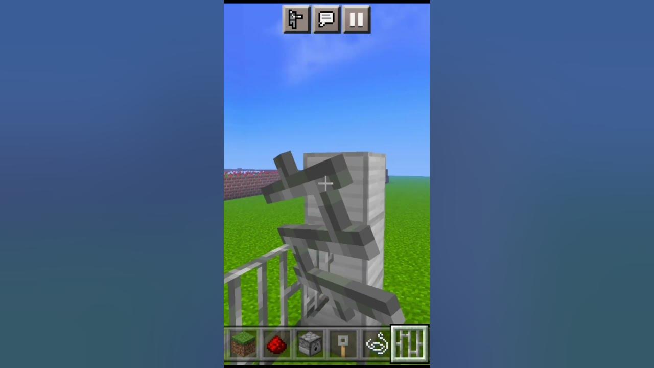 How to Make Electric Fence in Minecraft. minecraft youtubeshorts 