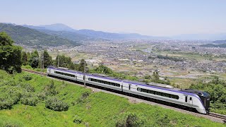 2022.5 篠ノ井線9062M/9063M E353系S208編成/S211編成 特急信州2号/3号
