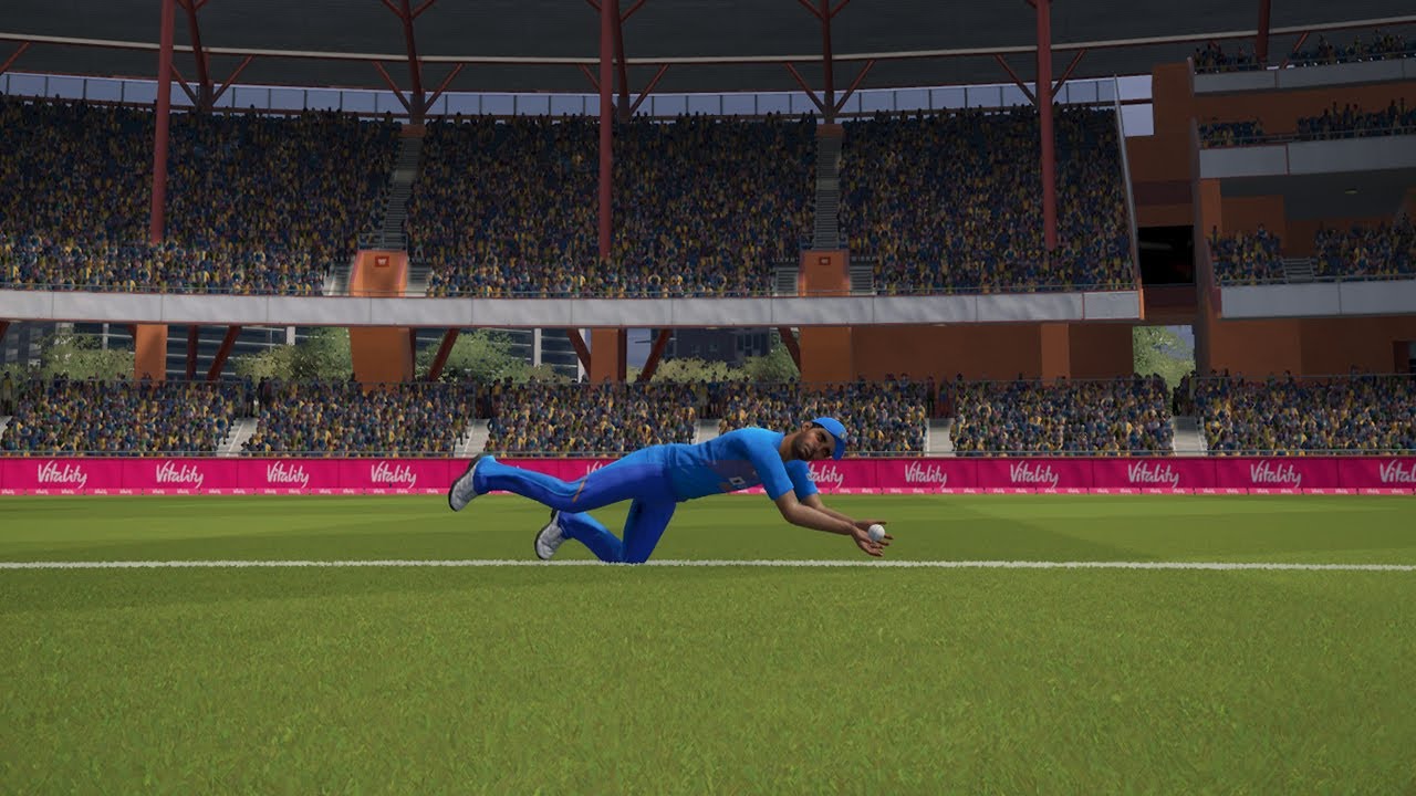 What an Amazing Catch By Bhuvneshwar Kumar 😱 !! Cricket 19 