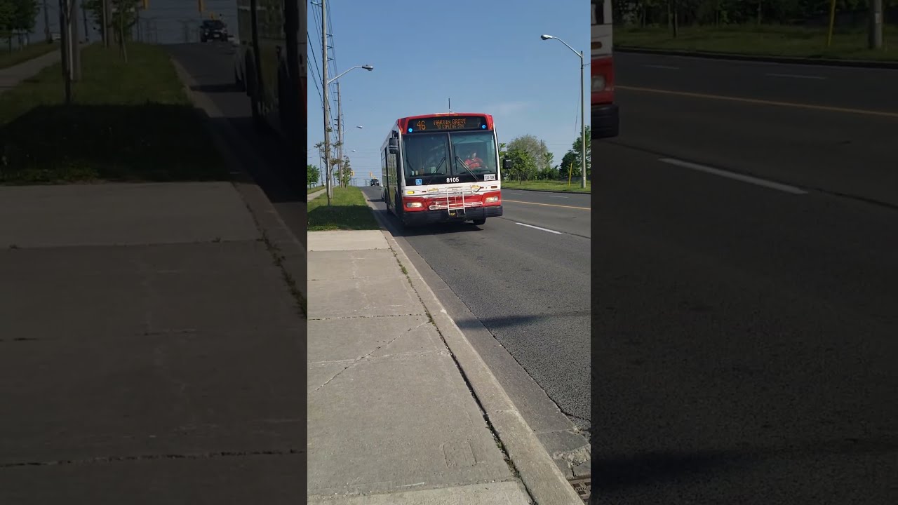 TTC Orion VII NG Diesel 8105 On Route 46 Martin Grove