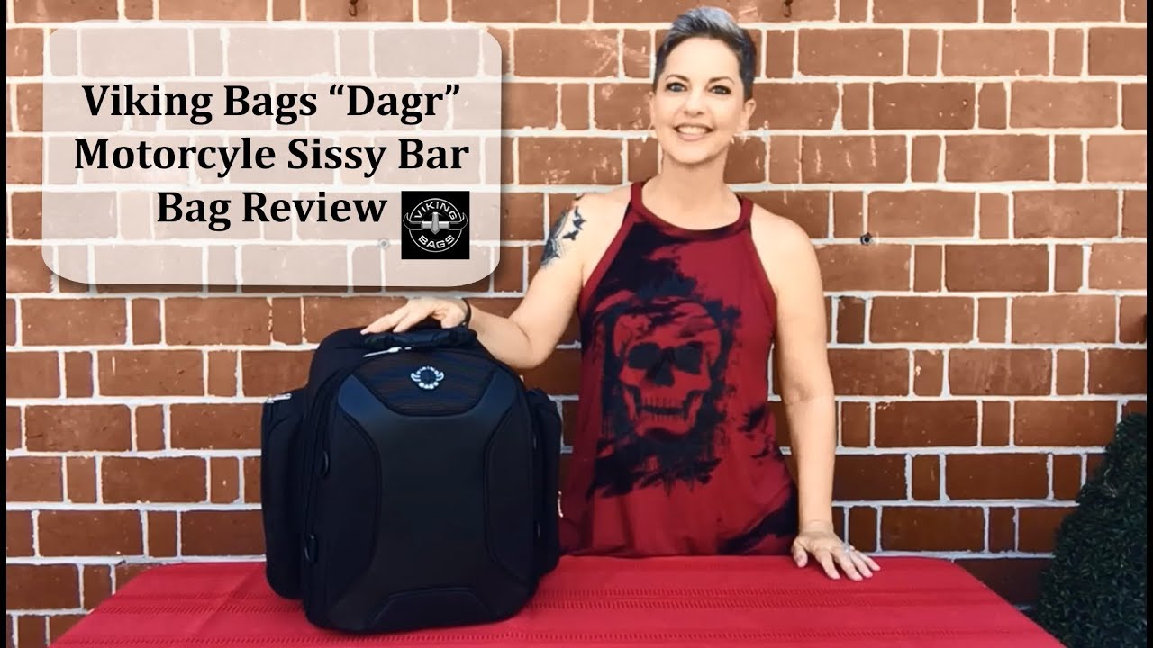 Viking Bags "Dagr" Motorcycle Sissy bar Bag (Review) YouTube