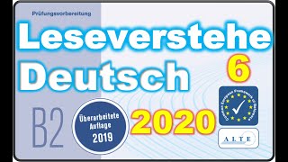 Telc B2 Prfung Modelltest 6 B2 Allgemein Leseverstehen Deutsch 27012020
