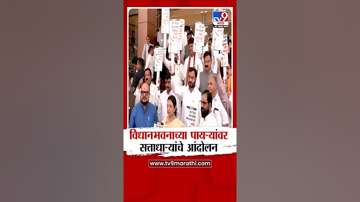Maharashtra Assembly 2025 | विधानभवनाच्या पायऱ्यांवर सत्ताधाऱ्यांचे आंदोलन