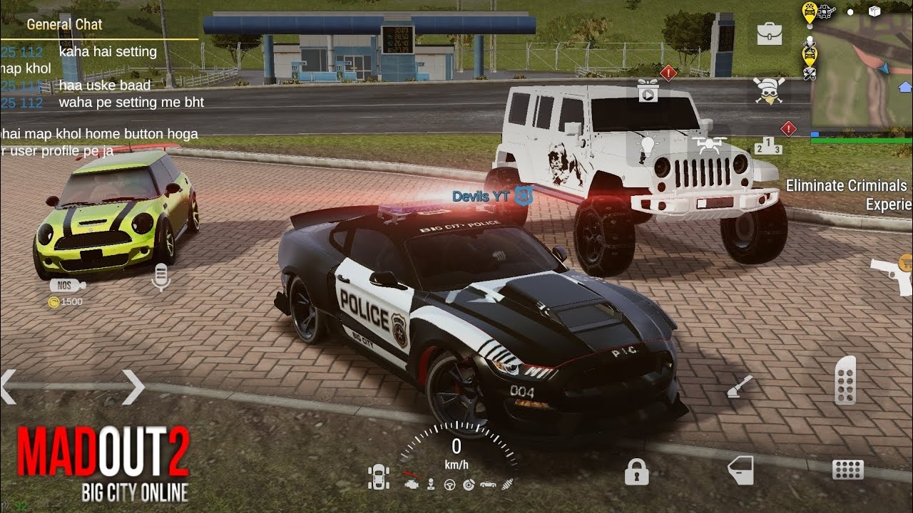 Mad Out 2 Big City Online: Got Promoted to lieutenant | Police Mustang Car | #madout2 #gta #gta5