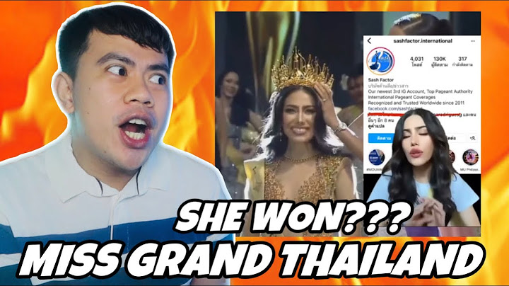 ATEBANG REACTION | CROWNING MOMENT MISS GRAND THAILAND 2022 ICON OF KHON KAEN